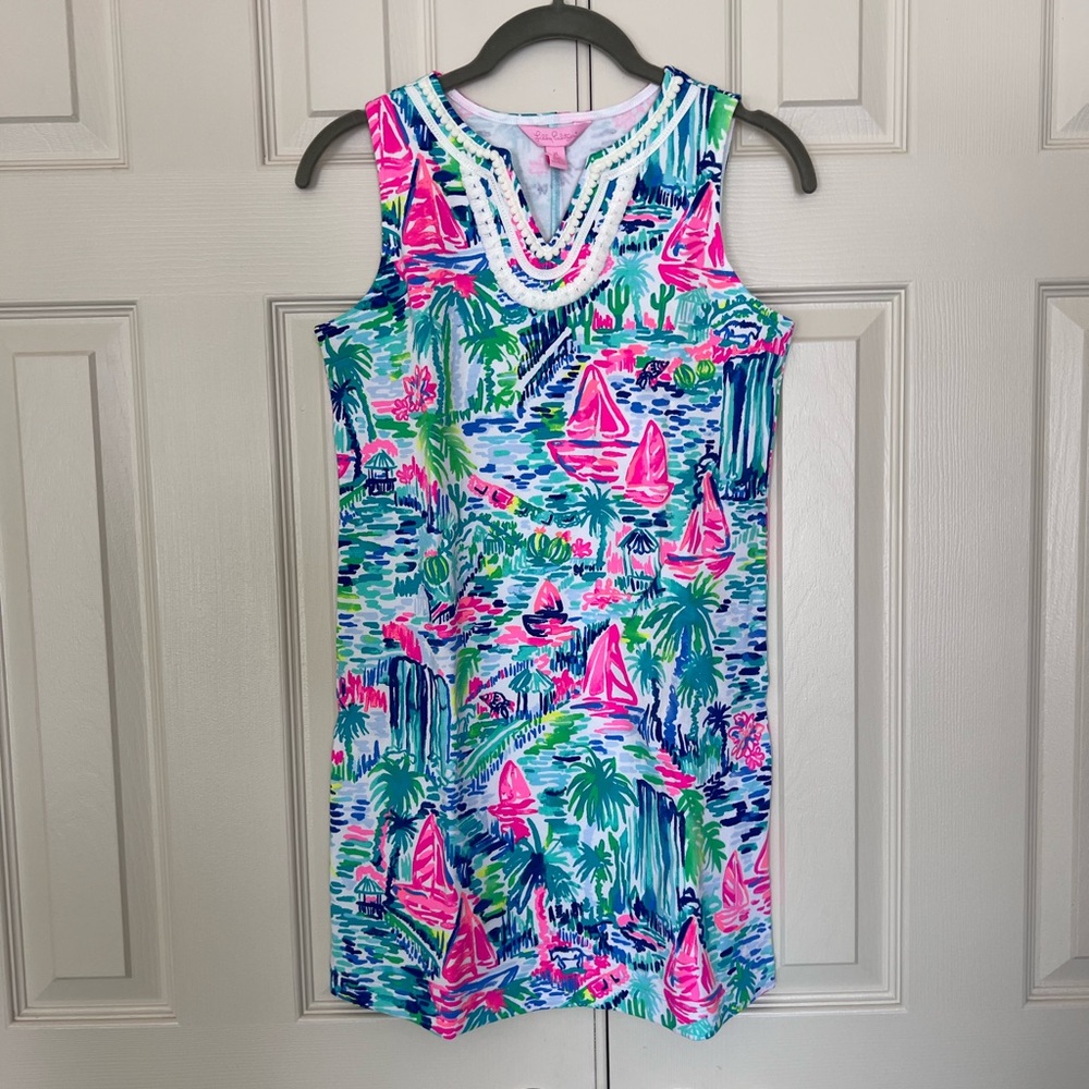 Lilly Pulitzer girl’s jersey knit shift dress